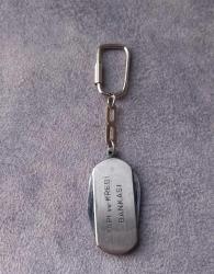 YAPI KREDİ BANKASI ÇAKILI VE AÇACAKLI ANAHTARLIK.  ÇELİK PASLANMAZ.  KONDİSYON YÜKSEK KOLEKSİYONLUK NADİR