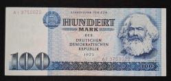 Doğu Almanya 100 Mark 1975 ÇÇT+ KAĞIT PARA