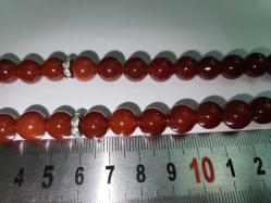 KOYU KIRMIZI AKİK TESBİH 33lü