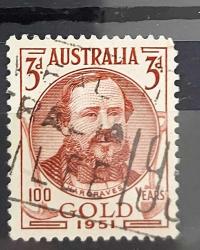 Avustralya 1951 -damgalı pul