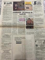 TERCÜMAN GAZETESİ - DOĞUM GÜNÜ HEDİYESİ (TURKISH NEWSPAPPER) - 23 OCAK 1985 - SADECE TEK YAPRAKTIR -Turgut Özal-Turgut Sunalp-Nazlı Ilıcak-İbrahim Bodur-Fikret Helvacıoğlu-Ahmet Kabaklı-Rauf Tamer-Denktaş-İhsan Güden-İran petrolü Türkiye’den satılacak-Petrol ve gaz boru hatları ön anlaşması imzalandı-Atina yine panik içinde-Halefoglu Kıbrıs için garantilerden taviz vermeyiz-İki ANAP milletvekili Disiplin Kurulu’nda-Nazlı Ilıcak Ben MGK icraatını değil YSK uygulamasını tenkit ettim-Bodur Asıl vergilendirme kurumlardadır-Özdağlar Komisyonu 2 toplantısını yaptı Bütün iddiaları görüşeceğiz-Özal KDV fiyat indirimi getirecek-40 tüp bebek ilk defa bir araya geldi-TBMM okullarla birlikte tatile giriyor-Sunalp 30 imzalı mektubu açıklamam-Liderler yarın akşam ekranda-Yeni Yunan savunma stratejisine karşı tedbir alıyoruz-Sedefkarlık son ustasını da kaybetti-Yazmalar da tarih oluyor-Anadolu Üniversitesi Açıköğretim Fakültesi Öğrencilerine duyuru-Gün Işığında-Denktaşı Karşılarken-Kulakta Kalanlar-T