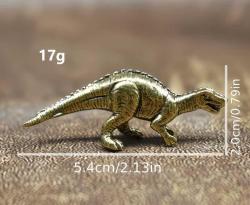 6 Adet Pirinç Dinozor Figürü – Mini Koleksiyon Seti