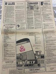 TERCÜMAN GAZETESİ - DOĞUM GÜNÜ HEDİYESİ (TURKISH NEWSPAPPER) - 9 HAZİRAN 1983 - SADECE TEK YAPRAKTIR -Turgut Özal-Kenan Evren-Necip Fazıl Kısakürek-Yılmaz Öztuna-Hacı Muzaffer Ozak-İbrahim Hakkı Konyalı-Arif Nihat Asya-Sami Güner-Prof Faruk Sümer-Uğur Derman-Vehbi Vakkasoğlu-Duralı Yılmaz-Mustafa Miyasoğlu-Beşir Ayvazoğlu-Ahmet Kabaklı-İlhan Bardakçı-Rauf Tamer-Zeynep Göküş-Nurten Bayraktar-Metin Çetin-Kemal Önder-Zeki Çelikkol-Nur Batur-Özal Parti enflasyonunu millet seçimde önleyecek-Ekonomik model değişemez-Referandum tasarısı salı günü KTFD Meclisine sunulacak-Evren ve Jivkov Kuşadasını gezdi-Türkiyeye saldıracak düşmanı perişan ederiz-Vehbi Koç yarın taburcu edilecek-Kırık dökük-Usulü haber-Galata saray penceresinden-Tatilinizin en güzel günleri bizimle-İman ve ibadet edenlere-Son ilahi rahmet Hazreti Muhammedin hadislerini-Muhteşem bir hizmete doğru-Işıl ışıl Ramazan sayfası-Yeni faizler tespit ediliyor-Elektrik kısıtlaması bugün başlıyor-Keban devre dışı kalabilir-Turizm Bankası