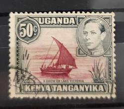 Ingiliz Sömürgesi Kenya Uganda Tanganika 1938 Kral George VI.- damgalı