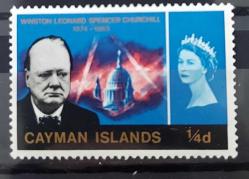 Cayman Adaları- damgasız pul- Winston