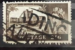 İngiltere 1955 - Kaleler ve Şatolar- damgalı valör