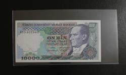 7.EMİSYON NADİR B SERİSİ 10.000 LİRA ÇİL KONDİSYONDA