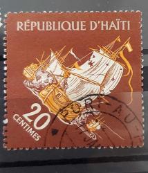 Haiti- damgalı pul