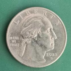 AMERİKA  2022 D   ÇEYREK DOLAR  25 CENT   HATIRA  Amerikan Kadınları - Anna May Wong