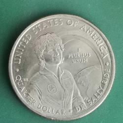 AMERİKA  2022  P   ÇEYREK DOLAR  25 CENT   HATIRA Amerikan Kadınları - Dr. Sally Ride