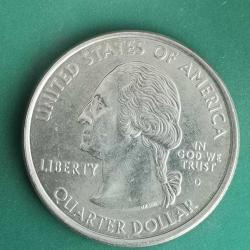 AMERİKA  2008 D   ÇEYREK DOLAR  25 CENT    HATIRA   50 Eyalet Çeyreklikleri - Hawaii