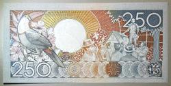1988 Surinam 250 Gulden Çil Kondisyonda Koleksiyonluk Yabancı Kağıt Para