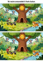 5 Fark Bulma Kitabı – Eğlenerek Dikkat Geliştirin!