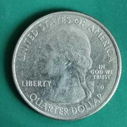 AMERİKA  2017 D     25 CENT  ÇEYREK DOLAR     HATIRA   Güzel Amerika Çeyrekleri - Heykel Höyükleri