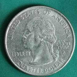 AMERİKA   2000  P    25 CENT  ÇEYREK DOLAR     HATIRA  50 Eyalet Çeyreklikleri - Massachusetts