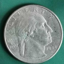 AMERİKA   2022  P     25 CENT  ÇEYREK DOLAR     HATIRA Amerikan Kadınları - Wilma Mankiller