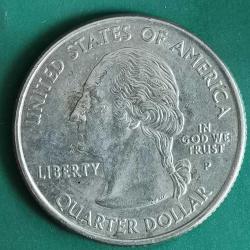 AMERİKA   2002 P     25 CENT  ÇEYREK DOLAR     HATIRA   50 Eyalet Çeyreklikleri - Tennessee