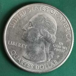 AMERİKA   2020  P     25 CENT  ÇEYREK DOLAR     HATIRA   Güzel Amerika Çeyrekleri - Marsh-Billings-Rockefeller