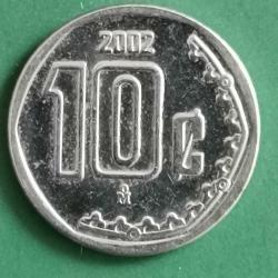 MEKSİKA  2002    10  CENTAVO