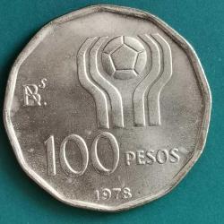 ARJANTİN  1977  100  PESOS   HATIRA FIFA Dünya Kupası, Arjantin 1978