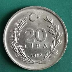 TÜRKİYE  1984  20   LİRA