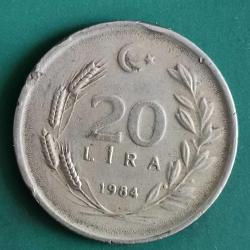 TÜRKİYE  1984  20   LİRA