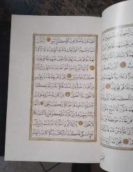 Kur'an-ı Kerim, Hafız Osman Hattı, El Yazması-Tıpkı Basım, Güzel Deri Cildinde