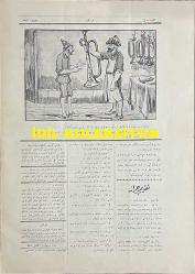 Osmanlıca Karagöz Mizah Dergisi-Gazetesi, Orijinal Dönem Basım, (Ottoman Magazine-Newspaper-Journal Illustré Kara-Gueuz) - 22 Ekim 1913 - Sayı: 567 - Hicri: 21 Zilkade 1331 - Rumi: 9 Teşrin-i Evvel 1329 - Karikatürist Ali Fuat Bey'in Çalışması: 