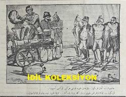 Osmanlıca Karagöz Mizah Dergisi-Gazetesi, Orijinal Dönem Basım, (Ottoman Magazine-Newspaper-Journal Illustré Kara-Gueuz) - 22 Ekim 1913 - Sayı: 567 - Hicri: 21 Zilkade 1331 - Rumi: 9 Teşrin-i Evvel 1329 - Karikatürist Ali Fuat Bey'in Çalışması: 