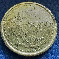 Türkiye 5000 Lira 1997