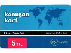 K = UZAK ARAMA KARTI ( KONUŞAN  KART - 5  YTL ) TEMİZ ve NADİR