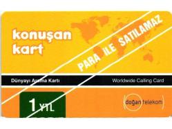K = UZAK ARAMA KARTI ( KONUŞAN  KART - 1  YTL ) TEMİZ ve NADİR