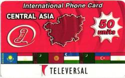 K = UZAK ARAMA KARTI ( TELEVERSAL - 50  UNİTS ) TEMİZ ve NADİR