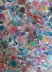 330 adet damgalı dünya pulları lotu