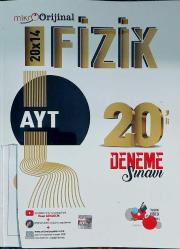 MİKRO ORİJİNAL YAYINLARI, AYT FİZİK 20 li DENEME SINAVI