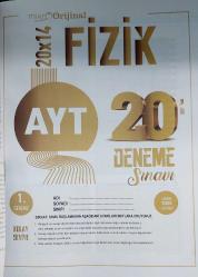 MİKRO ORİJİNAL YAYINLARI, AYT FİZİK 20 li DENEME SINAVI