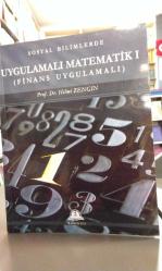 Sosyal BİLİMLERDE Uygulamalı matematik 1 finans uygulamaları
