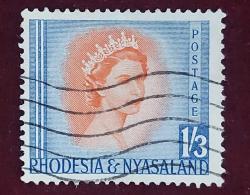 İngiliz sömürgesi Rodezya&Nyassaland - damgalı