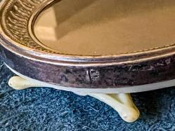 GERÇEK GÜMÜŞ DAMGALI ÇERÇEVE