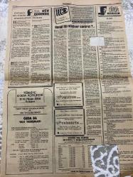 TERCÜMAN GAZETESİ - DOĞUM GÜNÜ HEDİYESİ (TURKISH NEWSPAPPER) - 2 OCAK 1984 - SADECE TEK YAPRAKTIR -Turgut Özal-Kaya Erdem-Ahmet Kabaklı-Rauf Tamer-Halim Ayrancı-Ahmet İsmailov Osmanov-Gülsüm Osmanov-Necat Eldem-Muharrem Eskiyapan-Ali Balaban-Erdal Saygın-Gürsel Ergin-Nazım Düzenli-Mefhume Emiroğlu-Aziz Ekşi-Şimdi sıra KİTler ve yeni yatırımlarda-Özal hükümeti 15 günde 15 büyük adım attı-Kavas casus çıktı-Türk asıllı görevli gizli bilgileri Bulgarlara sattı-Boşanma davaları tek celsede bitecek-Diploması iptal edilen bazı öğretmenler mesleğe dönebilecek-Yeni yıla huzur içinde girdik-Yılbaşı gecesi Ankara feribotunda 80 bin televizyon başında 1000 liraya geldi-Ahmet Kabaklı edebi röportajda Yılın Yazarı seçildi-Gün Işığında-Ömürden Kültürden Bürokrasiden Çizgiler-Görüşler Düşünceler-Hangi tip nükleer santral-Sözün Kısası-İleri-Türkiye 4 Gıda Kongresi-Gıda 84 Yazı Yarışması-Doğru Yol Partisi İstanbul İl Başkanlığından