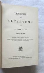 Geschichte des Altertums / Erster Band, Zweşte Halfte
