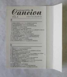 KASET: Unforgetables Cancion Inolvidable Vol. 4 / 28 Hit Songs