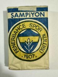 Antika Durumunda Çok Eski Şampiyon Fenerbahçe sigara pakedi dolu açılmamış ÇİL çok Nadir kolleksiyonluk