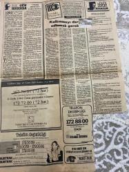 TERCÜMAN GAZETESİ - DOĞUM GÜNÜ HEDİYESİ (TURKISH NEWSPAPPER) - 5 OCAK 1984 - SADECE TEK YAPRAKTIR -Turgut Özal-Halefoglu-Vahap Munyar-Nazlı Ilıcak-Ahmet Kabaklı-Rauf Tamer-İsmail Pirim-Sis Ankarayı esir aldı-Renkli televizyon ve video almak için son fırsat-120 metrekareye kadar inşaatlardan harç alınmayacak-Altından kaçış başladı-Faiz altının yolunu kesti-Bahçesaray 7 aylık kış uykusuna yattı-Hava ve karayolu ulaşımı durdu-İlk ve ortaokullar bir gün tatil edildi-Havadaki zehirli maddeler endişe yarattı-Yabancı sigara 500 liradan satılacak-Doğru Yol Ankara da 72 kişi daha katıldı-Büyük kongre ve mahalli seçimler-Telefon değişikliği-Türkiye Şişe ve Cam Fabrikaları AŞ-Görüşler Düşünceler-Kalkınmayı derinleştirmek gerek-Birkaç çizgi-Gün Işığında-İşte 5 milyon numaralı bilet sahibi kazanan numaralar