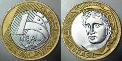 BREZİLYA 1 REAL 2013 BİMETAL.