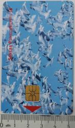 FİNLANDİYA SONERA PUHELUKORTTI 30 MK GÖÇMEN KUŞLAR TEMALI 2000 ÇİPLİ ORİJİNAL TELEFON KARTI 1 ADET ÇOK NADİR