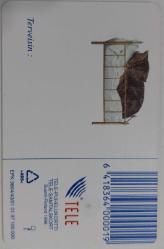 FİNLANDİYA TELE PUHELUKORTTI 30 MK KEDİ VE EVİ TEMALI 1996 ÇİPLİ ORİJİNAL TELEFON KARTI 1 ADET ÇOK NADİR