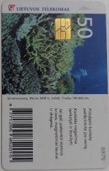 LİTVANYA VANDENS PASAULİS TELEKOMAS 50 BALIKLAR SÜRÜSÜ TEMALI 2002 ÇİPLİ ORİJİNAL TELEFON KARTI 1 ADET ÇOK NADİR