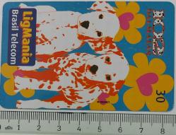 BİREZİLYA LİGMANİA TELECOM 30 DISNEY 2001 ÇİPSİZ ORİJİNAL TELEFON KARTI 1 ADET ÇOK NADİR