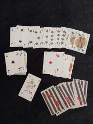 minyatür iskambil Oyun Kartları Seti sifir